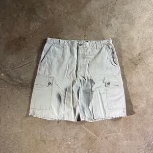Cream Calvin Klein Cargo Shorts